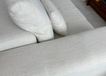 couch with fabric protector